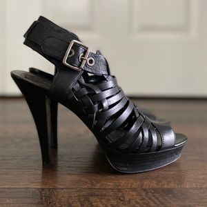 ANTHROPOLOGIE | STAR LING Pan Leather Heels